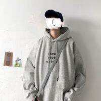 3สี [M-5XL] เวอร์ชั่นเกาหลีของแนวโน้มของผู้ชายแขนยาวhoodieขนาดใหญ่hoodieญี่ปุ่นที่เรียบง่ายวิทยาลัยลมฮิปฮอปถนนแนวโน้มเสื้อผ้าชายฤดูหนาวเสื้อ