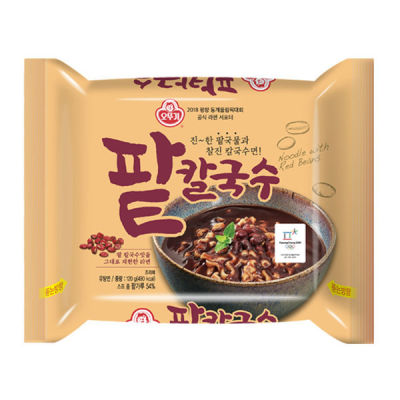 มาม่าเกาหลี ถั่วแดงราเมง ottogi red bean ramen noodle 120G 팥 칼국수