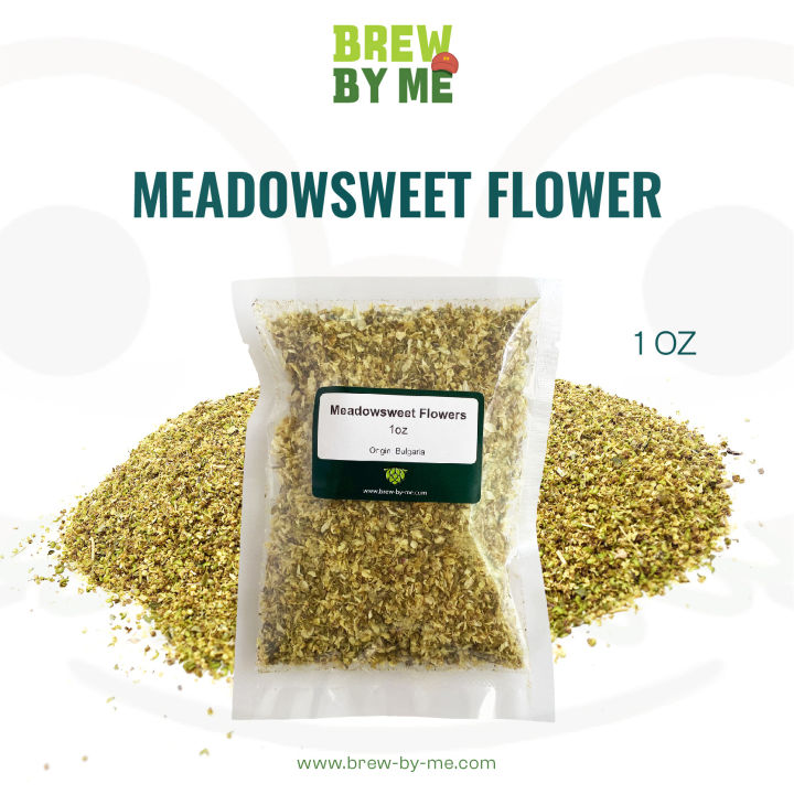 Meadowsweet Flower แบบแห้ง 1oz (28 กรัม) เพิ่มรสชาติ ทำเบียร์ ทำไวน์