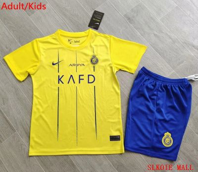 เสื้อยืดสโมสรฟุตบอล23-24ชุดเสื้อผ้าเล่นฟุตบอลคุณภาพแบบไทยสำหรับเด็กและผู้ใหญ่