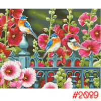 2089 ? ขึงเฟรมไม้ ? พร้อมส่ง 40x50cm. DIY Paint Number รูปวาด ของขวัญ ภาพวาด ระบายสี สีน้ำมัน ระบายสีตามตัวเลข ตกแต่งผนัง