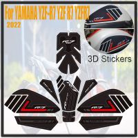 2022 For YAMAHA YZF-R7 YZF R7 YZFR7 HP Motorcycle Tank Grips Pad Protector Stickers Decals Gas Fuel Oil Kit Knee