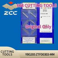 YBG205 ZTFD0303-MM 100% Original ZCC CT คาร์ไบด์แทรก / ดอกเอ็นมิลที่มีคุณภาพดีที่สุด 10 ชิ้น / ล็อต