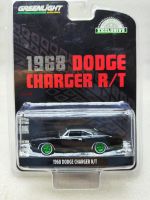 1: 64 1968 Dodge Charger Rt-สีดำสีเขียวรุ่นคอลเลกชันของรุ่นรถ