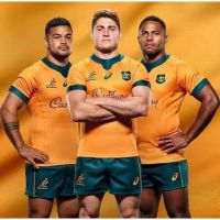 Hot Sales 2021 2022 Australia Wallabies Home Gold Rugby Jersey First Nations Shirt Australia Wallabies Away Rugby Shirt