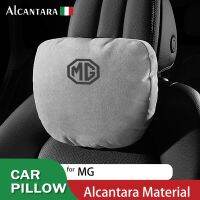 For MG HS EHS 2019 2020 2021 2022 Car Headrest Maybach Design S Class Adjustable Soft Travel Pillow Suede Fabric Car Accessories Seat Cushions