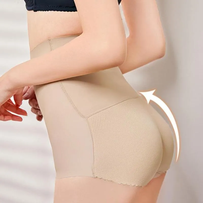 Women Underwear Slimming Tummy Control Body Shaper Lady Lifter Briefs Up  Ass Butt Push Butt Waist Fake Padded Panties High G4o2