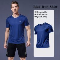 [ขายดีที่สุด] ผู้ชาย39; S วิ่งเสื้อยืดกีฬาแห้งเร็วเสื้อยืดออกกำลังกายยิมวิ่งเสื้อฟุตบอลเสื้อผู้ชาย39; S ย์กีฬายิมเสื้อผ้า