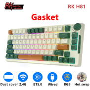 RK Royal Kludge RK H81 Hot Swappable Gasket Mounted Mechanical Keyboard