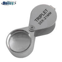 Folding Jewllery Loupe Portable Magnifying Glass Pocket Size Lovely Jewllery Magnifier 30X Magnification Metal Silver 30*21 mm