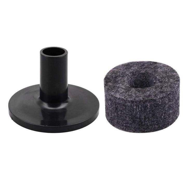 8pcs-cymbal-stand-25mm-felt-washer-2pcs-cymbal-sleeves-replacement-for-shelf-drum-kit