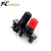 10pcs WP External Banana jack 2Pin Speaker Amplifier Wire Clip Audio Socket WP2-10A side 2 Pole LED Spring Terminal Switch