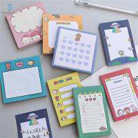 STATIONERY การ์ตูน สะเก็ดเครื่องเขียนไดอารี่ ตกแต่งสมุดภาพ น่ารัก N Times Sticky Bear Rabbit Sticky Notes บันทึกข้อความ สมุดบันทึกนักวางแผน แผ่นบันทึก