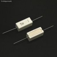 ♝❁♗ 10pcs 5W 5 Cement Resistor Power Resistance 0.1 10K 0.1R 0.5R 1R 10R 100R 0.22 0.33 0.5 1 2 5 8 10 15 20 25 30 100 1K 10K ohm