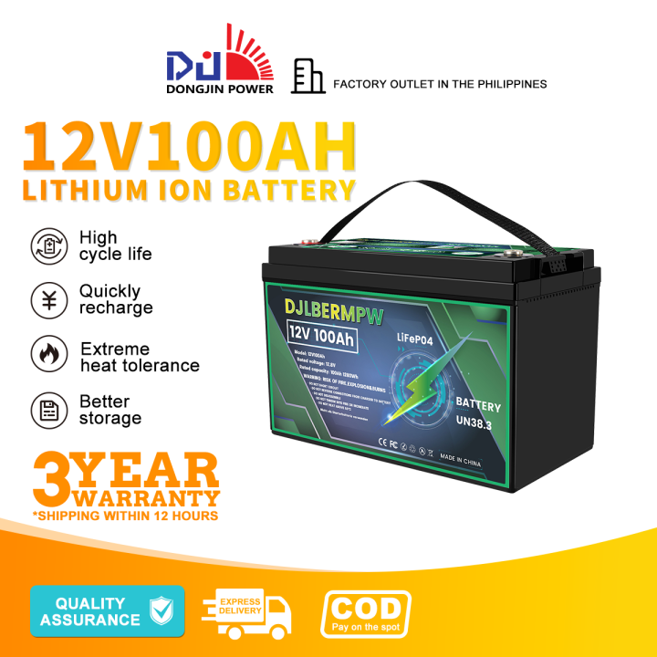 Dongjin Power 12v100ah Lifepo4 Lithium Battery For Trolling Motor Boat 