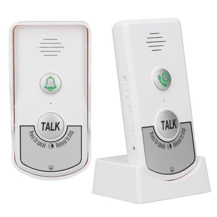 Intercom Doorbell, 2 Way Waterproof Electronic Doorbell 2 Charging Ways ...