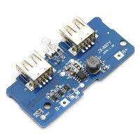 LED 18650 Dual Micro USB 3.7V ถึง5V 2A Boost DIY 18650แบตเตอรี่ลิเธียม Charger PCB Board Boost โมดูลเข็มขัด