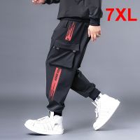 Big Size 7XL Hip Hop Streetwear Cargo Pant Men Oversize Pants Sweatpants Male Jogger Casual Fashion Trousers Plus Szie HX527