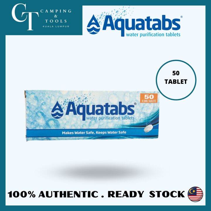 Aquatabs - Water purification tablets, Sports Equipment, Hiking