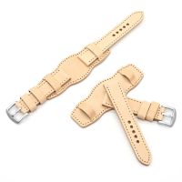 ✽ Vegetable tanned original color tree ointment skin 20mm 22mm three-in-one band for Samsung Huawei Apple watch strap Fhx-sa1