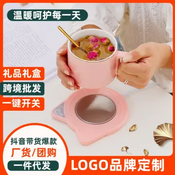 Coffee Cup Pad Constant Temperature Milk Water Cup Warmer Heater Mat Office  Appliances Gifts US Plug, White - AliExpress