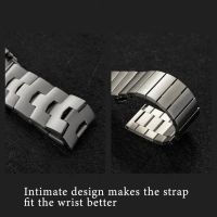 “：{ Full Titanium Solid Bracelet For  Smart Watch GT2/GT3 Pro GT 42Mm 46Mm Quick Fit Light Watch Band Men Business Luxury 22Mm