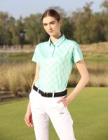 XOLO CHECKERED POLO(WOMEN) รหัส : 040065(MINT)