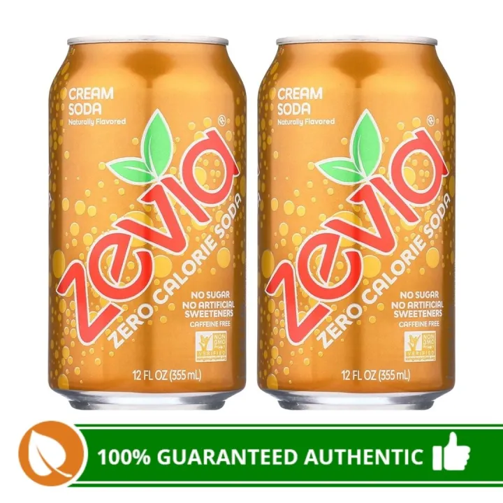 (2pc) Zevia Cream Soda 355ml Lazada PH