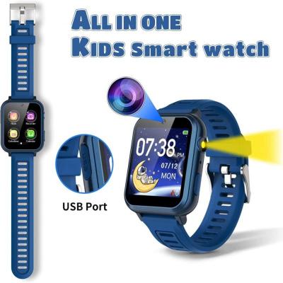 ZZOOI Hot Kids Smart Watches With 16 Games Camera Music Alarm Flashlight Step Count Birthday Gifts For Age 3-12 Boys Girls