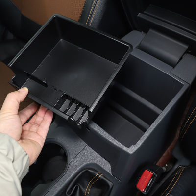 สำหรับฟอร์ดเรนเจอร์ Wildtrak 15-21รถบรรทุกรถประตูคอนโซลกลางออแกไนเซอร์ถาดที่เท้าแขนกล่องเก็บกล่องศัพท์มือถืออุปกรณ์เสริมในรถยนต์