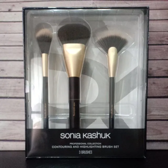 Original SONIA KASHUK Contouring and Highlighting Brush Set (3 Brushes