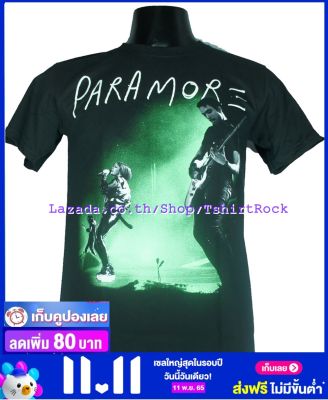 เสื้อวง PARAMORE เสื้อยืดวงดนตรีร็อค เมทัล เสื้อร็อค พาร์อะมอร์ PRM1380 ส่งจาก กทม.