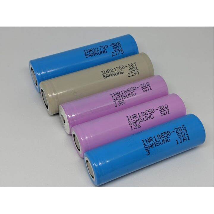 Samsung Lithium Ion Batteries 18650 21700 3.7 Volts 30Q 20S 25R 35E 30T