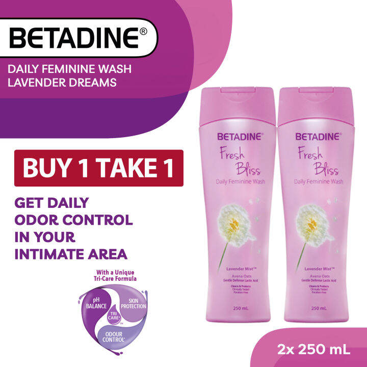 BUY 1 TAKE 1 BETADINE® Fresh Bliss® 250mL Lavender Mist | Lazada PH