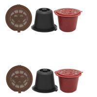 【YF】 6 Pcs Recarregáveis Reutilizável Espresso Cápsula Para A Máquina de Café Nespresso Recarga Vazia