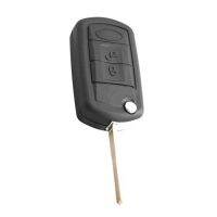 fvdbsdv 3 Buttons Flip Key Shell Case Fob for Land Rover Range Rover Sport LR3 Discovery