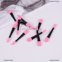 xingwendanp 10pcs disposable Double ended Eye Shadow applicators ฟองน้ำแต่งหน้าแปรงความงาม