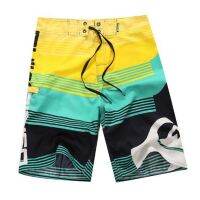 Boardshorts กางเกงเซิ้ฟสำหรับผู้ชายใหม่ของผู้ชายเบอร์มิวดาผู้ชายชุดชายหาดกางเกงสำหรับหน้าร้อนพิมพ์ลายแห้งเร็วขนาดพิเศษชุดว่ายน้ำ