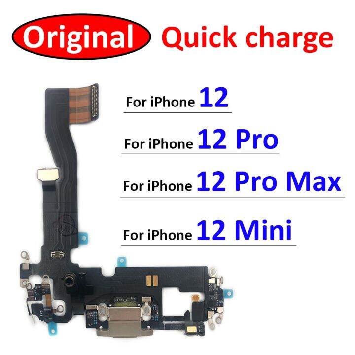 Original New USB Charging Port Charger Board Flex Cable For iPhone 12