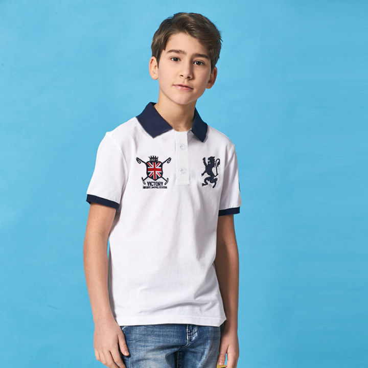 2023-เสื้อผ้าเด็ก-t-เสื้อแบรนด์เนมผ้าฝ้ายแขนสั้น-polo-เสื้อสไตล์เกาหลีสำหรับเด็ก-t-เสื้อฤดูร้อนเสื้อคอปกเด็กชาย