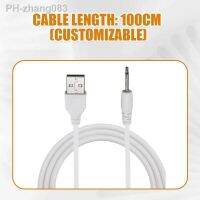 1m USB Jack Plug Aux DC2.5mm Audio Cable USB 2.0 To DC 2.5mm Elbow 2A Charging Line 2.5 USB USB2.5 Mono Audio Line