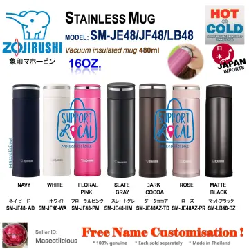 Zojirushi Stainless Steel Vacuum Thermal Travel Mug, Cherry Red, 16oz