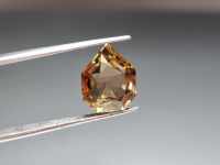 พลอยซิทริน(Citrine) ทรงหยดน้ำ หนัก 6.58 กะรัต ขนาด 11x6x13 mm. พลอยแท้ 100% เนื้อดี ราคาถูก