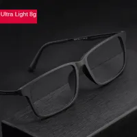 Super Lightweight Optical Glasses for Men TR Titanium Flexible Eyeglasses Frame with Demo Lens Fashion Classic Rectangle Glass Unisex