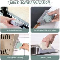 1pc/3pcs Window Groove Cleaning Brush Slot Quickly Cleaner Corners Scouring Cloth Gap Household Track Cleaning Tool