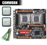 ชุด 2 ซีพียู 48 เธรด 1.8-3.5GHz | ซีพียู XEON E5 V1 V2 | เมนบอร์ด X79 DUAL CPU | แรม 16GB-128GB | SERVER WORKSTATION COMWORK