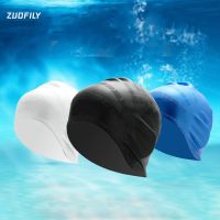 【CW】 2022 NEW Adult Elastic Cap Men Pool Ears Hair Large Silicone Diving Hat