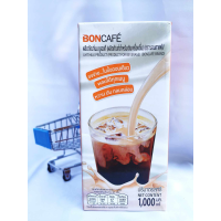 Boncafe UHT. Milky Sauce บอนกาแฟ ครีมเทียมชนิดเหลว ซอสนมบอน ผลิตภัณฑ์นมยูเอชทีสำหรับเติมเครื่องดื่ม 1000 มล.