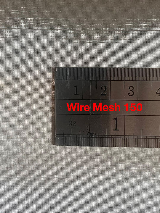 150-mesh-100-micron-แผ่นกรองสแตนเลส-304-ตะแกรงกรอง-stainless-wire-mesh-พรีเมี่ยม-กรองละเอียด-แข็งแรง-ใช้งานได้ยาวนาน