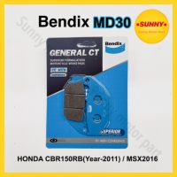 ( โปรโมชั่น++) คุ้มค่า ผ้าเบรคหลัง BENDIX (MD30) แท้ สำหรับรถมอเตอร์ไซค์ HONDA CBR150RB(Year-2011-2019) / MSX2016 ราคาสุดคุ้ม ผ้า เบรค รถยนต์ ปั้ ม เบรค ชิ้น ส่วน เบรค เบรค รถยนต์